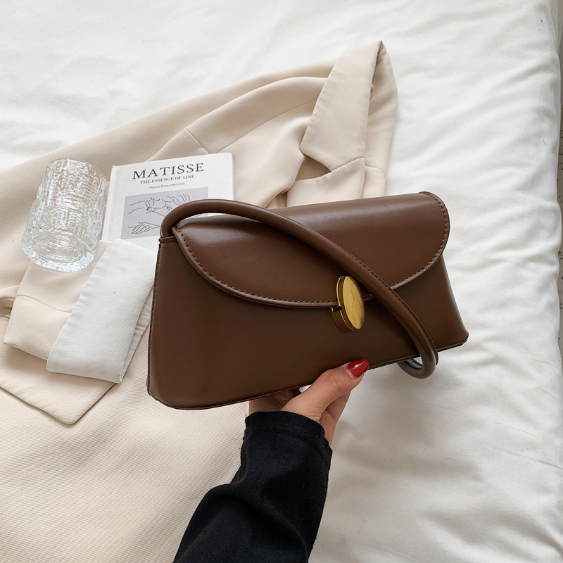 Stylish Good Texture Retro Easy-to-match One-shoulder Underarm Bag - Image 3