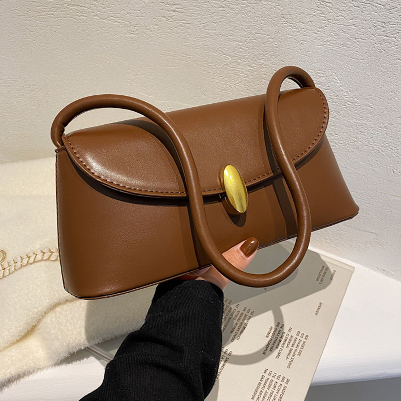 Stylish Good Texture Retro Easy-to-match One-shoulder Underarm Bag - Image 2