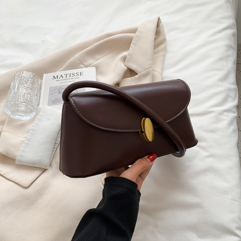 Stylish Good Texture Retro Easy-to-match One-shoulder Underarm Bag - Image 5